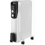 Crazychic - radiateur bain dhuile electrique 2000w - chauffage dappoint mobile portable - thermostat ...