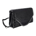 Crazychic - sac bandoulière chaîne femme - pochette soirée cuir daim métallisé paillette - basace sac ... Crazychic - sac bandoulière chaîne femme - pochette soirée cuir daim métallisé paillette - basace sac ...