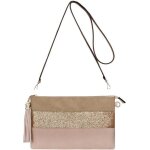 Crazychic - sac bandoulière paillette cuir multicolore femme - pochette soirée souple plate sacoche trousse ... Crazychic - sac bandoulière paillette cuir multicolore femme - pochette soirée souple plate sacoche trousse ...