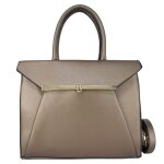 Crazychic - sac main cabas fourre - tout cuir femme sac epaule bandouli�re - sac cours lyc�e travail ...
