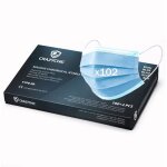 Crazychic - x102 masque chirurgical m�dical bleu type iir - certifi� ce norme en14683 masque 3 plis protection ...