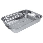 Crealys - 500534 - plat  four - inox