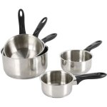 Crealys 501534 set de 5 casseroles inox induction
