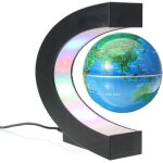 Cr�atif globe terrestre lumineux flottant magn�tique l�vitation globe lamp avec lumi�res led sph�re pour ...