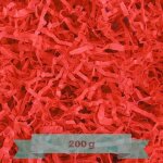 Papier d�chiquet� - creative deco - 200g - rouge - emballage cadeau - remplissage bo�te