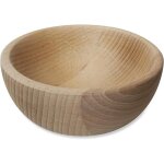Bol en bois naturel - creative home - rond - 12x11. 6x4. 2 cm - parfait pour servir fruits riz soupes ...