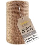 Chemin de table - creative deco - jute - 30cm x 10m - beige - naturel - uni