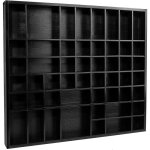 Creative deco vitrine plateau Étagère bois noir 51 compartiments 52 x 46 x 5 cm rangement bijoux armoire ... Creative deco vitrine plateau Étagère bois noir 51 compartiments 52 x 46 x 5 cm rangement bijoux armoire ...
