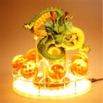Creative veilleuse table lampe led jouets figurine dragon ball z shenron bndiction ralisez le rve ...