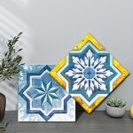 Credence adhesive pour cuisine imperm�able carrelage adhesif mural salle de bain stickers carrelage cuisine ...