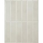 Cr�dence adh�sive pour cuisine et salle de bain sticker carrelage mural carreaux blanc - gris autocollants ...