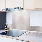2 bandeaux de crédence adhésifs pour cuisine - alu brossé gris - aluminium - 2x(100x20 cm) - 99deco 2 bandeaux de crédence adhésifs pour cuisine - alu brossé gris - aluminium - 2x(100x20 cm) - 99deco