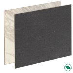 Cr�dence cuisine stratifi�e hpl r�versible ardoise / marbre gris 3000 x 640 x 134 mm fsc forestea dimensions ...