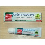 Crme fixative - fittydent - alo vra - myrrhe - non soluble - confort durable