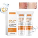 Crme solaire - marque - spf 100 - hydratante - anti - ge - waterproof - 2pcs