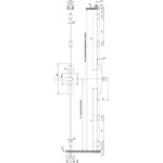 Crmone - la croisee ds - ds7211 - 007 - gris alu ral 9006 - poigne rotative - vantaux semi - fixes