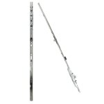 Cr�mone ob f75 df / dv ajustable haut et bas longueur 530mm c�te d 250mm 1 galet - ferco - g - 22061 ...