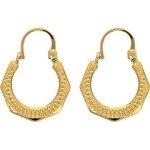 Croles femme or jaune 18 carats 1. 30g