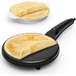 Crepiere electrique crepiere electrique antiadh�sif machine � roti portable 800w pour la maison poign�e ...