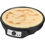 Crêpière électrique - bestron - Ø 30 cm - 1000 watts - revêtement antiadhésif - noir Crêpière électrique - bestron - Ø 30 cm - 1000 watts - revêtement antiadhésif - noir