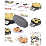 Crpire inox 2 en 1 anti - adhsif diamtre: 26 cm 1000w noir