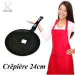 Cr�pi�re - klaus - 24cm - antiadh�sif - pierre granit� c�ramique - tous feux