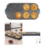 Cr�pi�re - livoo - 8 mini cr�pes - 1500w - rev�tement anti - adh�sif - thermostat automatique