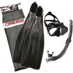 Cressi pro star palmes de plonge masque et tuba de plonge pour en noir fabriqu en italie noir noir ...