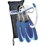 Cressi sub s. p. a. agua bag ensemble plonge / natation palmes - masque - tuba avec sac mixte enfant ...