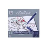 Set de calligraphie - cretacolor - 11 pices - 3 stylos - 6 cartouches - instructions incluses