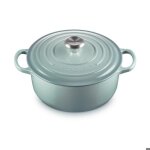 Le creuset cocotte ronde evolution en fonte �maill�e 20 cm sea salt