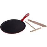 Le creuset - petite cr�pi�re en fonte �maill�e 27cm cerise