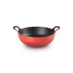 Le creuset - plat balti en fonte maille 24cm cerise