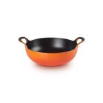 Le creuset - plat balti en fonte �maill�e 24cm volcanique