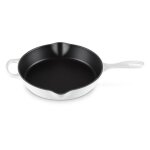 Le creuset po�le � frire evolution double bec 26 cm blanc