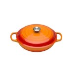 Faitout en fonte �maill�e - le creuset - 30cm - volcanique - bouton thermor�sistant