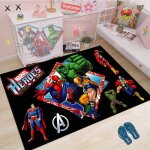 Crg - 6583 tapis avengers anime tapis salon chambre chevet enfants miracle spider man  motifs pad garon ...