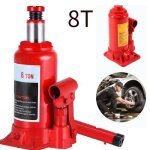 Cric bouteille hydraulique - haute qualité - 8 t - levage 200 à 385 mm - métal - universel Cric bouteille hydraulique - haute qualité - 8 t - levage 200 à 385 mm - métal - universel