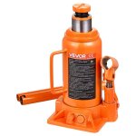 Cric bouteille hydraulique - vevor - capacit� de 12 tonnes - plage de levage de 206 � 399 cm - cric bouteille ...