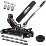 Cric hydraulique 3 tonnes voiture v�hicule lev�e 135 - 400 mm - cl� dynamom�trique