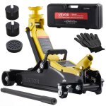 Cric hydraulique de man?uvre - vevor - 25 t - cric rouleur - plage de levage 85 - 320 mm - pour voitures ...