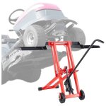 Cric l�ve tondeuse 225 kg ? pompe hydraulique ? hauteur de levage 600 mm mw tools hbg225