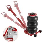 Cric pneumatique - vevor - 3 t cric de levage - 14 - 45 cm 3 coussins réparation auto - rouge Cric pneumatique - vevor - 3 t cric de levage - 14 - 45 cm 3 coussins réparation auto - rouge