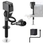 Cric remorque �lectrique - vevor - charge 2268 kg cric �lectrique de camping - car plage levage 230 - ...