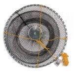 Bourriche de pche - kali - lourd 30 / 4 mm - anneaux mtalliques - flotteur et plomb
