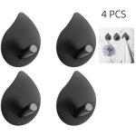 Crochet adhesif mural4pcs acier inox crochet salle de bainaccroche torchon cuisine sans percermural charge ...