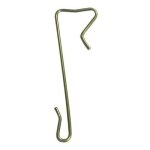 Crochet dardoise agrafe 10 cm x 24 mm inox 17% en boite de 700 - dimos - 760704