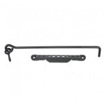 Crochet contrevent - afbat - mod�le 8 - longueur 350mm - fer noir - multipositions