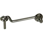 Crochet contrevent - cime - l60xd3. 5mm - acier zingu� - couleur noire