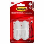 Crochet plastique avec languettes adhésives - 3m command - moyen modèle - blanc - lot de 2 - résistance ... Crochet plastique avec languettes adhésives - 3m command - moyen modèle - blanc - lot de 2 - résistance ...